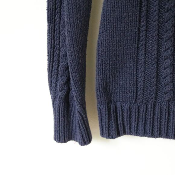 Women's Old Navy Blue Cable Knit Sweater Small - Picture 3 of 5